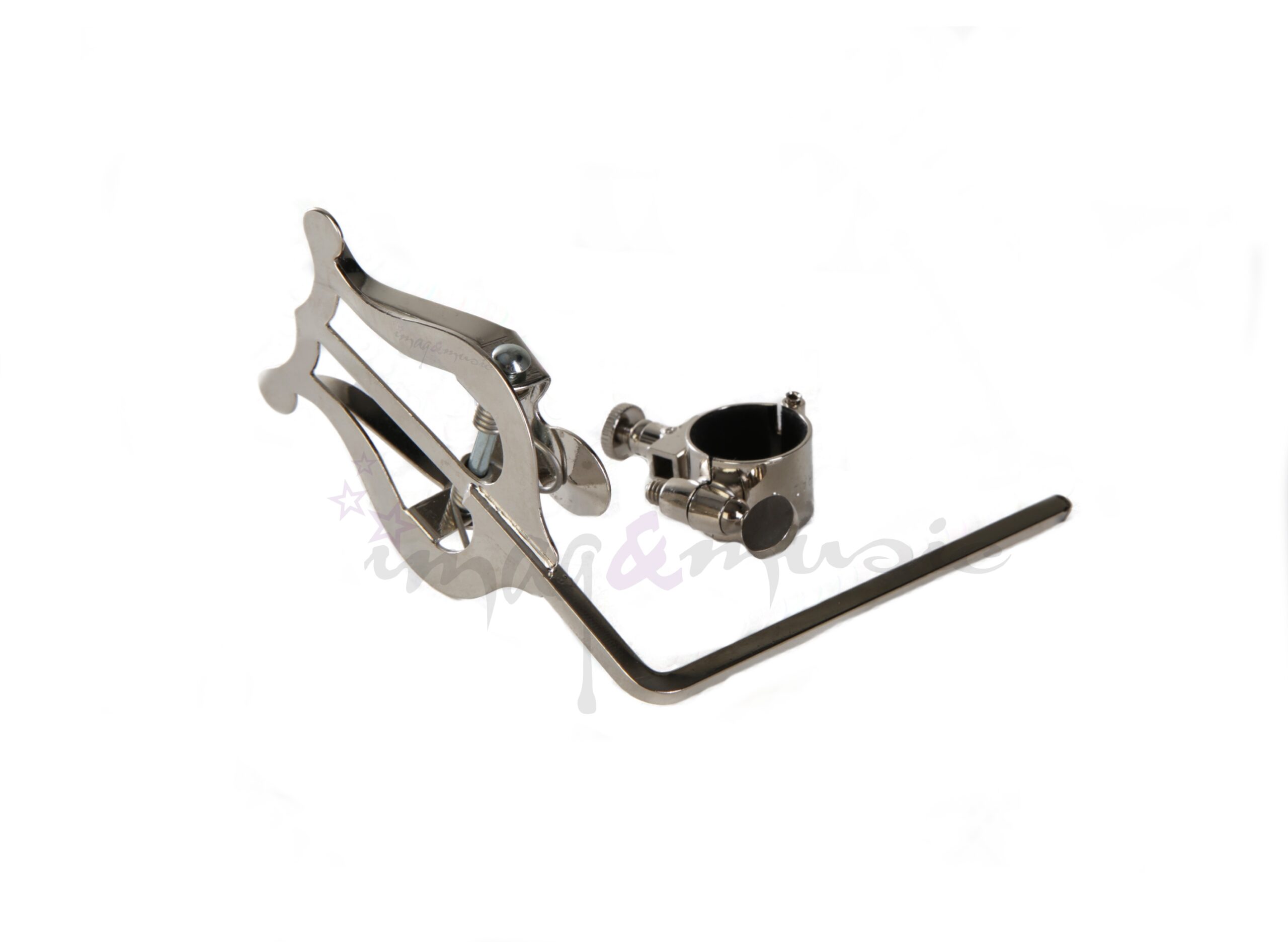 Atril de Corneta Plateado